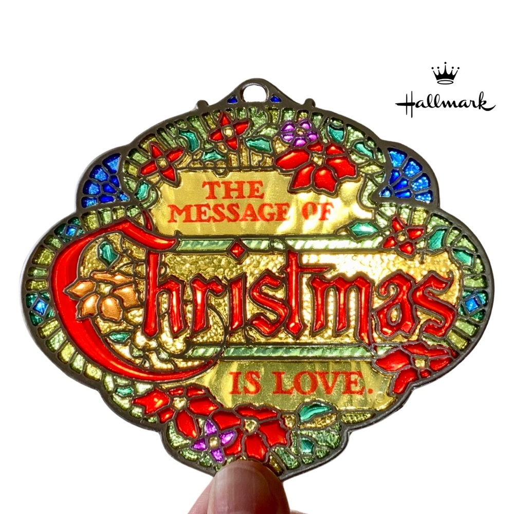 Hallmark "Words of Christmas" Keepsake Ornament, (QX3507), Vintage - (1979)